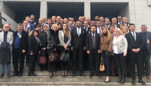 Başkan Eryılmaz ve ilçe başkanları Ankara'da