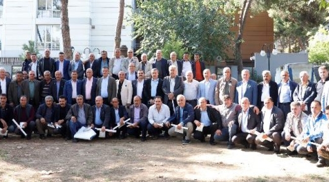 Başkan Öküzcüoğlu muhtarları kahvaltıda ağırladı