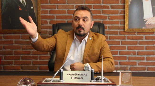 Başkan Yılmaz, "Türkiye'yi bir yılda uçuruma yuvarladılar''