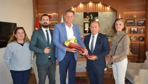 CHP'liler başkan Özkasap'ı ziyaret etti