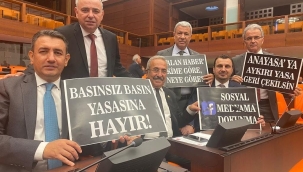 CHP Manisa milletvekilleri sansür yasasına hayır