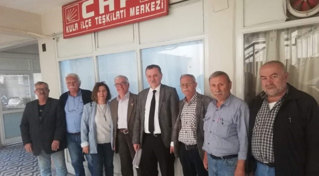 CHP öbek çalışmasını Kula'da sürdürdü