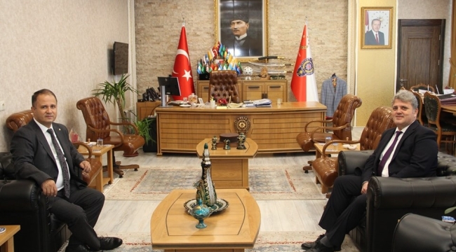 Cumhuriyet Başsavcısı A.Ulvi Yılmaz, Uslusoy'u ziyaret etti
