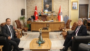 Cumhuriyet Başsavcısı A.Ulvi Yılmaz, Uslusoy'u ziyaret etti