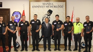 Emniyet mensupları ödüllendirildi