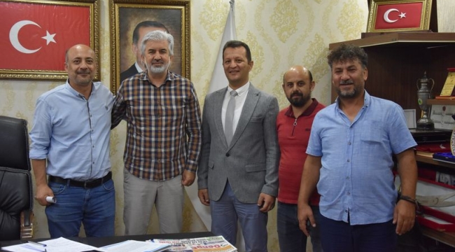 EYT'liler başkan Hızlı'yı ziyaret etti