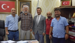 EYT'liler başkan Hızlı'yı ziyaret etti