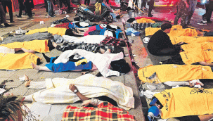 G.Kore'de "Cadılar Bayramı" izdihamında 151 kişi yaşamını yitirdi