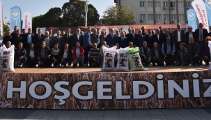 Hububat dağıtım töreni