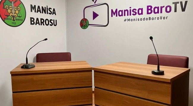 Manisa barosu TV kanalım hizmete açıldı