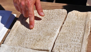 Manisa'da bulunan1800 yıllık yazıtın sırrı çözüldü