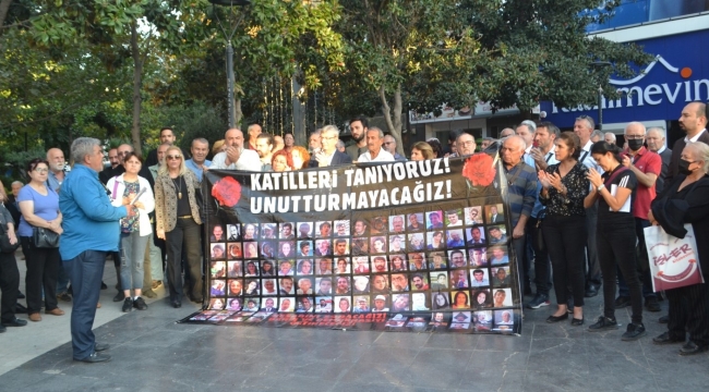  Manolya meydanından 10 ekim anması