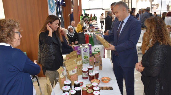 Müdür Öztürk kadın kooperatifleri lasmanına katıldı