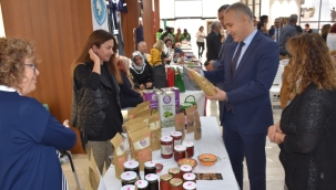 Müdür Öztürk kadın kooperatifleri lasmanına katıldı