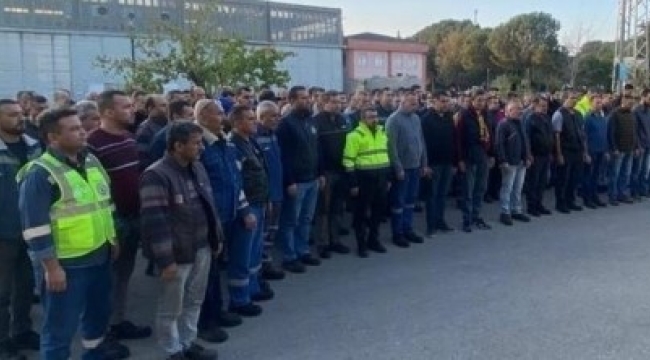 Önce saygı duruşu sonra işbaşı