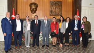 Önce sorunlar iletildi,sonra yemekte buluşuldu