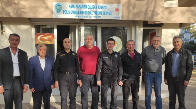 Polis emeklileri derneğine ziyaret