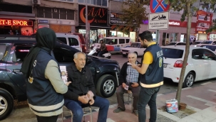 Polisten kadına el kalkmaz kampanyası