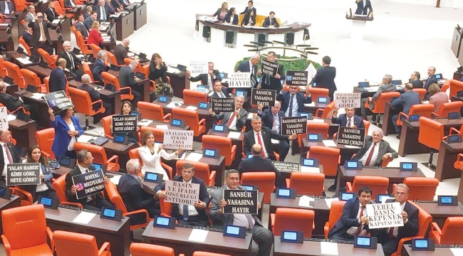 Sansür yasasında 29.madde ele alınacak