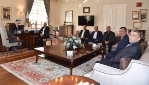 Sarıgöl ve Soma'lı muharlar vali Karadeniz'i ziyaret etti