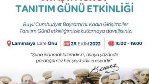 Kadın girişiciler tanıtım günleri 28 ekimde