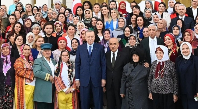 Toprağa iz bırakan kadınlar Cumhurbaşkanıyla buluştu