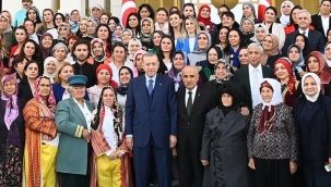 Toprağa iz bırakan kadınlar Cumhurbaşkanıyla buluştu