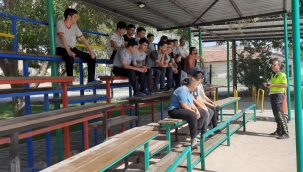 Trafik parkında trafik eğitimi