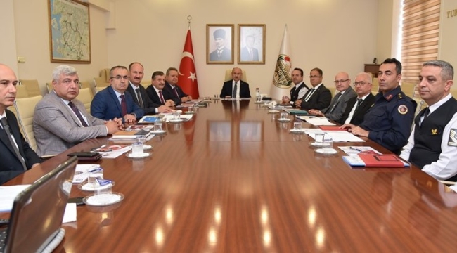 Üniversite güvenlik tedbirleri koordinasyon toplantısı