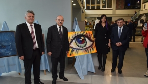 51 resim öğretmeni sergi açtı