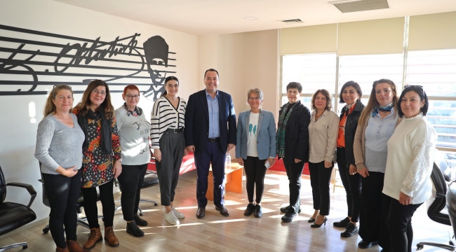 Aile birliği ve kadın derneği yöneticileri Dutlulu'yu ziyaret etti