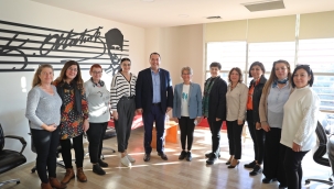 Aile birliği ve kadın derneği yöneticileri Dutlulu'yu ziyaret etti