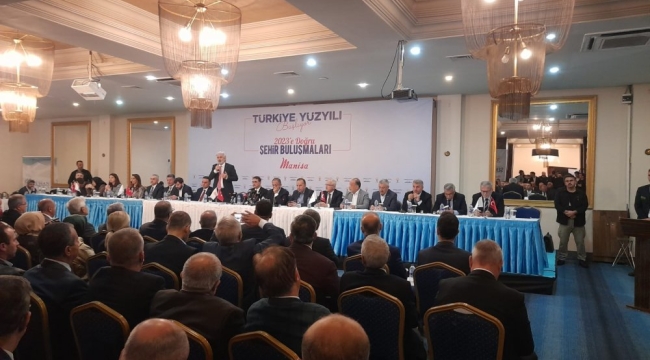 AKP'li Dönmez ve Özhaseki şehir buluşmaları için Manisa'da