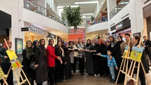 AKP'li kadın yöneticiler resim sergisini gezdi