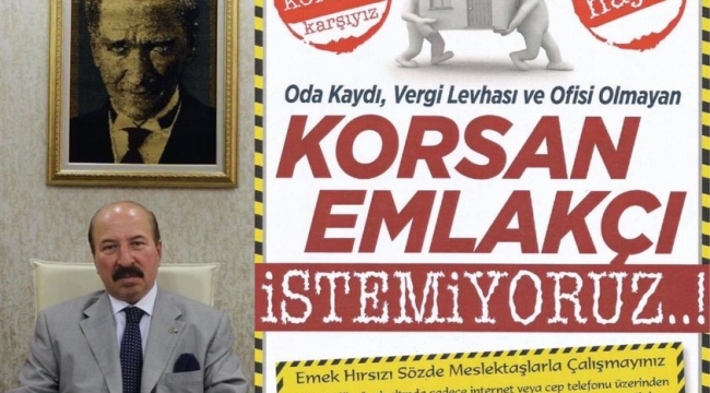 Akyüz'den vatandaşlara korsan emlakçılarla mücadele çağrısı