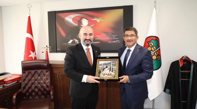Başkan Çelik başkan Rona'yı ziyaret etti