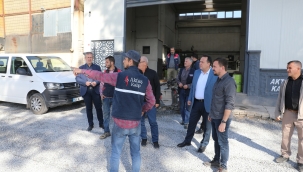 Başkan Dutlulu,sanayi esnaflarını ziyaret etti