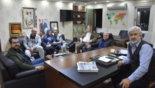 Başkan Hızlı Kuzey Makedonya heyetini ağırladı