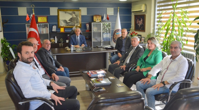 Başkan Yalvaç,TSO başkanı Yüksel'i ziyaret etti