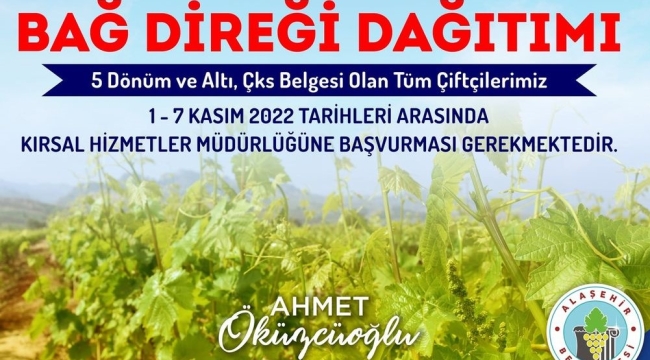 Belediyeden çiftçilere destek 