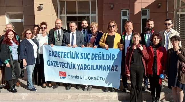 CHP'li yöneticiler"gazetecilik suç değildir yargılanamaz"