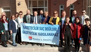 CHP'li yöneticiler"gazetecilik suç değildir yargılanamaz"