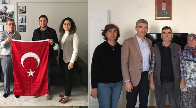 CHP Soma yönetiminden şehit ailelere ziyaret