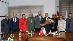 CHP Yunusemre yönetimi borsa ve TSO'yu ziyaret etti