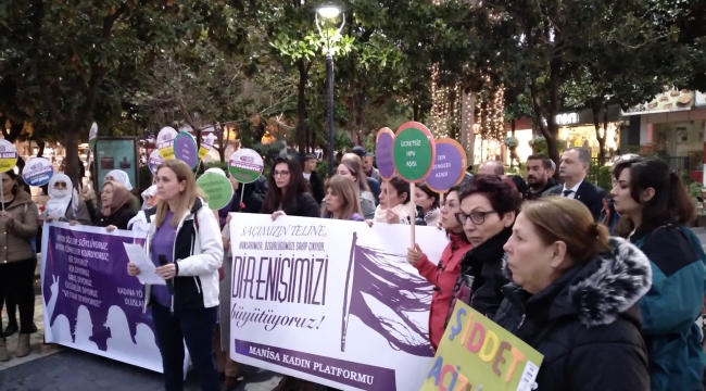 Kadınlar Manisa'da alanlara indi