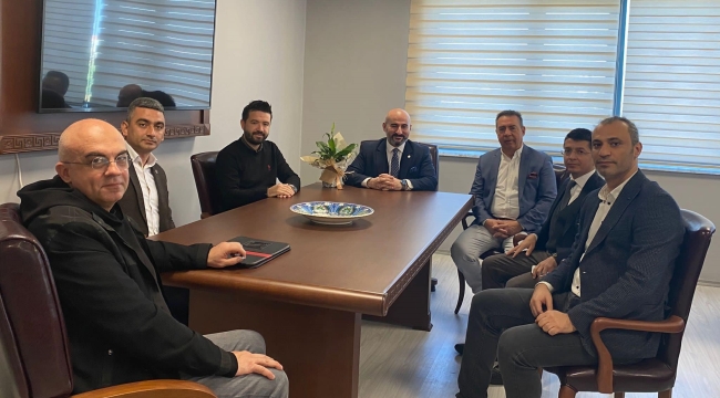 MAOB yöneticileri baro başkanı Rona'yı ziyaret etti
