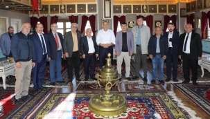 MESO başkanı Akyüz'den Çerçi'ye taziye ziyareti