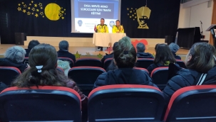 Öğrencilere trafik kuralları eğitimi