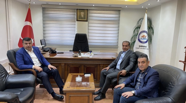 STSO meclis üyesi Karakaya, Şırnak ve Cizre TSO'yu ziyaret etti