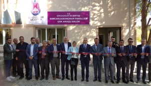 Tarımsal eğitim verilecek salon açıldı